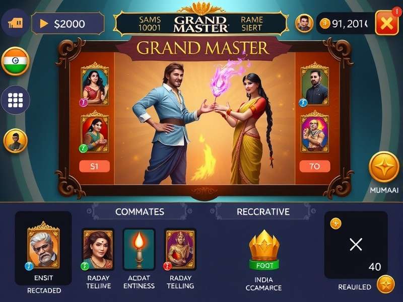 Grand Master Indian festival event showcasing Diwali themed cards